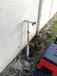 A water main fix, adapter installed and new copper pipe to resolve the leaking.